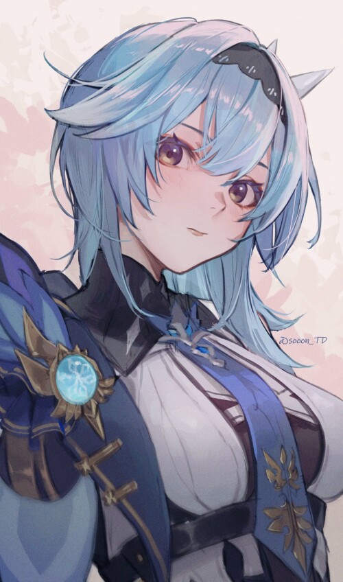  eula genshin impact drawn by sooon sample 9dd7ac88101f3b11f8397343265606a7