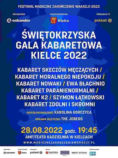 Świętokrzyska Gala Kabaretowa Kielce 2022