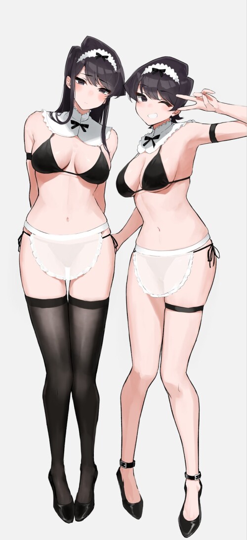  komi shouko and komi shuuko komi san wa komyushou desu drawn by takita takita3411 sample 2d2fe82319