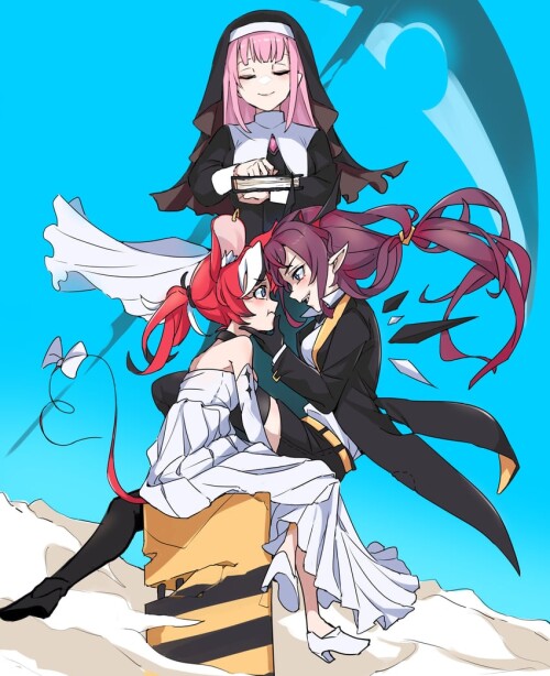  mori calliope hakos baelz and irys hololive and 1 more drawn by bidortw sample 7151ea9770582823d557