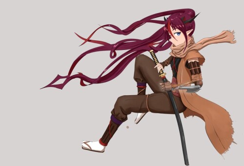  irys and sekiro hololive and 2 more drawn by angelchama sample 0d8d8fabc486da6c1a05c44f906c8087