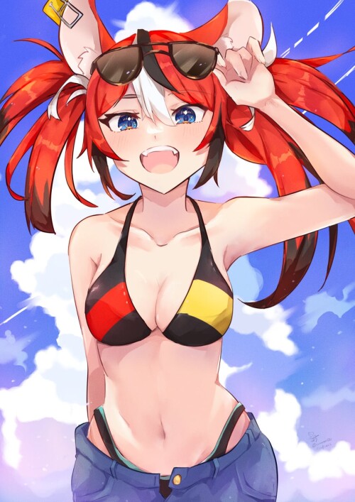  hakos baelz hololive and 1 more drawn by hirasawa izumi sample 09a208a1d32058cc733f0a048b882a45