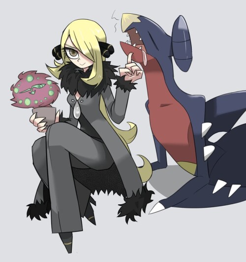  cynthia and garchomp pokemon and 2 more drawn by tirarizun sample 4ee255ed9974d33ad69ff49c6eb234a3