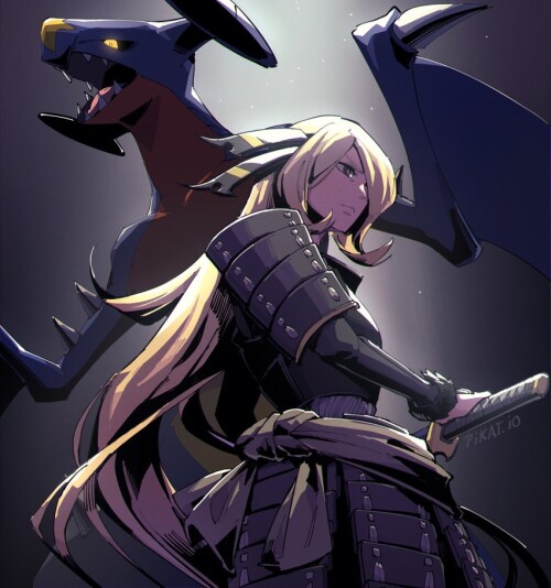  cynthia and garchomp pokemon and 3 more drawn by pikat sample 1aa12ab585beee73b3ba460362fa3e48