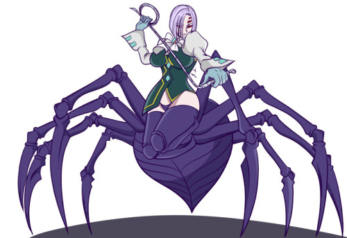  rachnera arachnera and franziska von karma monster musume no iru nichijou and 1 more drawn by frank