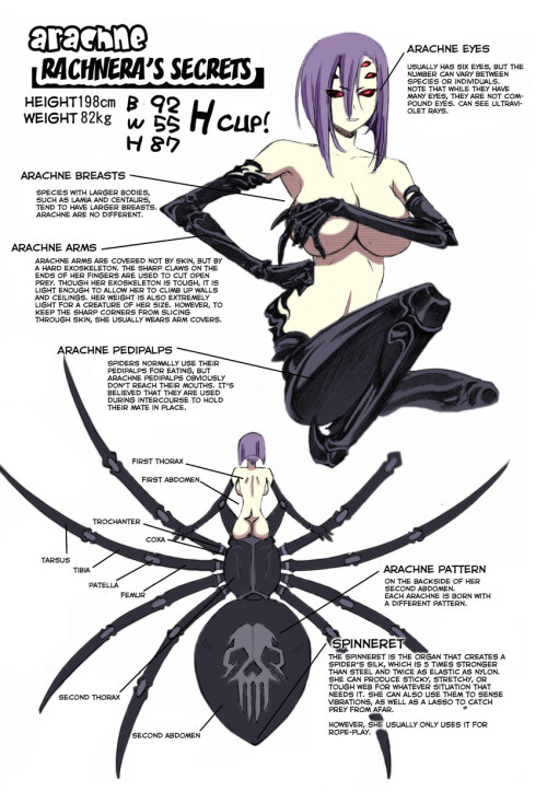  rachnera arachnera monster musume no iru nichijou drawn by okayado sample 95562b702ebb08ee4c2ad3eb7