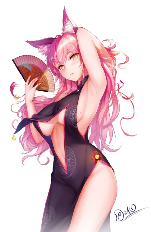  tamamo koyanskaya and koyanskaya fate and 1 more drawn by tsuki no i min sample fa6d9b61d7ef8859f7b