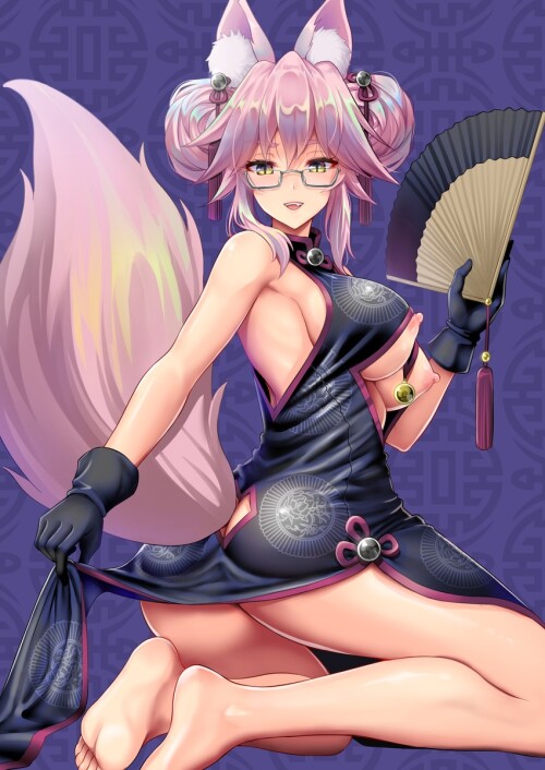  tamamo koyanskaya and koyanskaya fate and 1 more drawn by youshuu sample fe9b5945ec1fbfd543b77de814