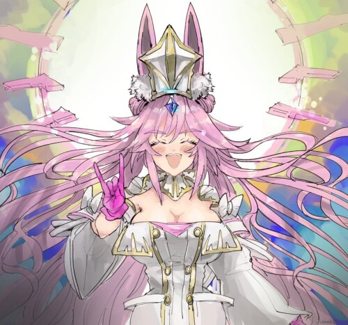  tamamo tamamo no mae koyanskaya and koyanskaya fate and 1 more drawn by uhana sample 280a83841dbd39