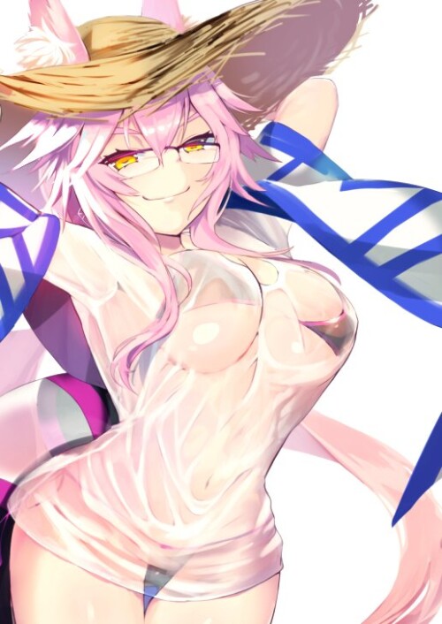  tamamo tamamo no mae koyanskaya and tamamo no mae fate and 1 more drawn by p answer a72efac04f26aa7