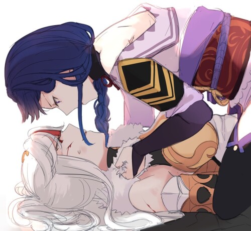  raiden shogun and ningguang genshin impact drawn by hinagi fox priest sample 80373219784191a8ca8fd6