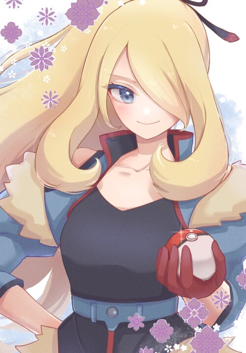  cynthia and cynthia pokemon and 2 more drawn by 025sakura393 sample 11a59ca722c6162fcf6a6419537e3ce