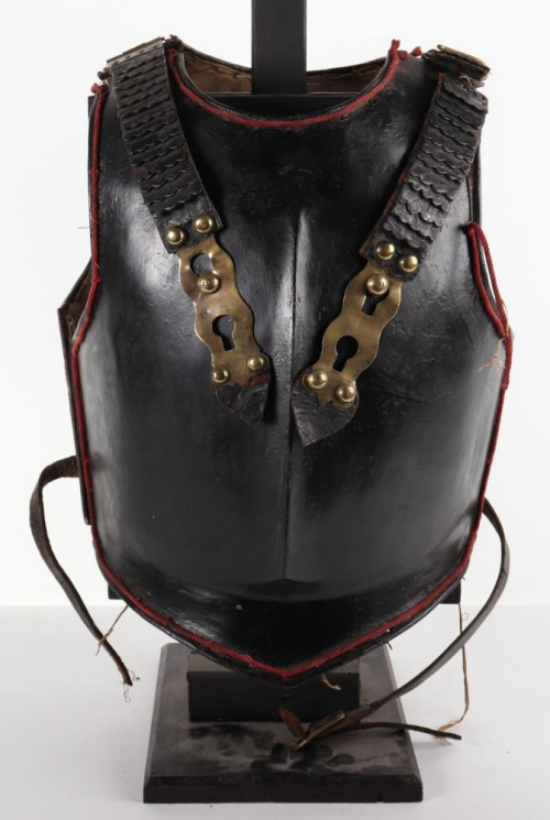 imperial russian black laquered curiass