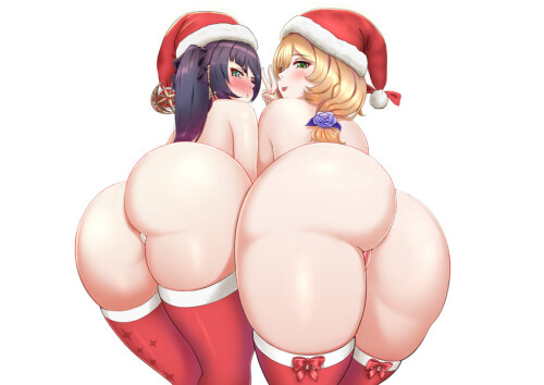  mona and lisa genshin impact drawn by iceringer sample c674e60266bd25af2cf16d85af802c22