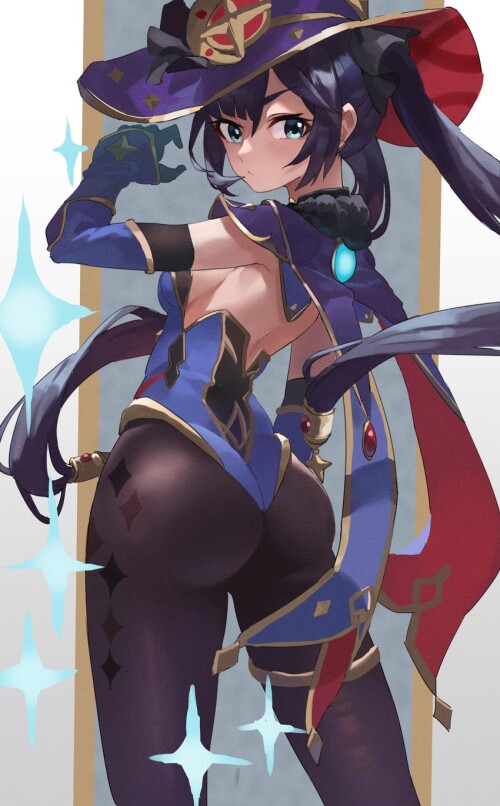  mona genshin impact drawn by feipin zhanshi sample 4971d0c8c1d4db366f4d8a93e6865087