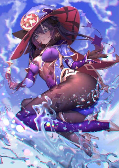  mona genshin impact drawn by rib rib delesetong sample 482f6a386b9640008f73ed233e6ed691