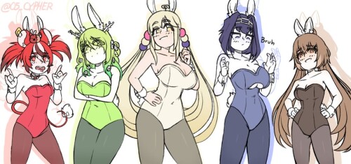  ouro kronii nanashi mumei hakos baelz ceres fauna and tsukumo sana hololive and 1 more drawn by cyp