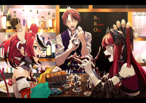  hakos baelz kureiji ollie crypto mr squeaks yukoku roberu and 2 more hololive and 4 more drawn by t