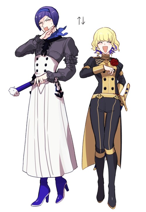  lorenz hellman gloucester and constance von nuvelle fire emblem and 1 more drawn by dosukoi daishog