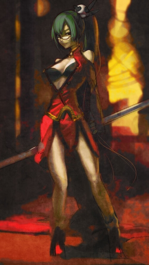  litchi faye ling and lao jiu blazblue drawn by tomotototo c3154987630a81a0ae88b2ae7e7659ec