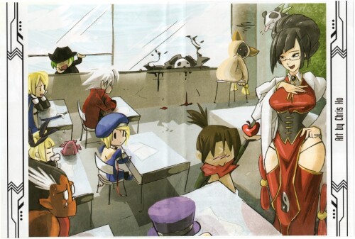  noel vermillion ragna the bloodedge rachel alucard jin kisaragi taokaka and 8 more blazblue and 1 m