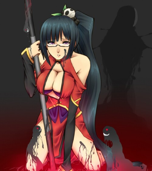  litchi faye ling arakune and lao jiu blazblue drawn by konnyaku kyuudai sample a9042fee72962f069d70