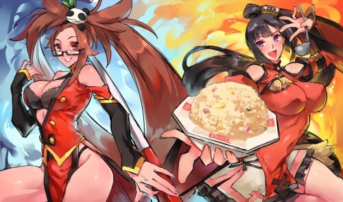  kuradoberi jam and litchi faye ling guilty gear and 2 more drawn by kenshin187 sample f7a289d064417