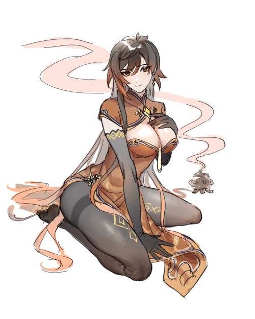 zhongli genshin impact drawn by hareharusuki sample 291f52cda19b865caeb635e92a7d377a