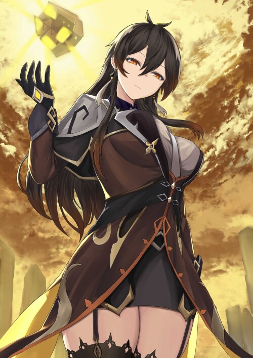  zhongli genshin impact drawn by tian kazuki sample 4a150fe792a6d44f53b99ab0136a4c70