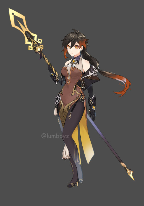  zhongli genshin impact drawn by lumbbyz sample cebca07b8b3b8746db2acc77b7d69701