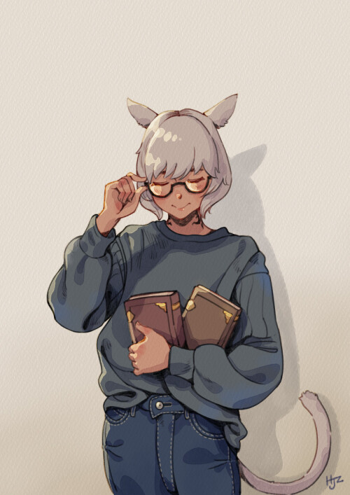 y shtola rhul and kayano ai final fantasy and 1 more drawn by hjz artemi sample 943ea2e61ab23945dae