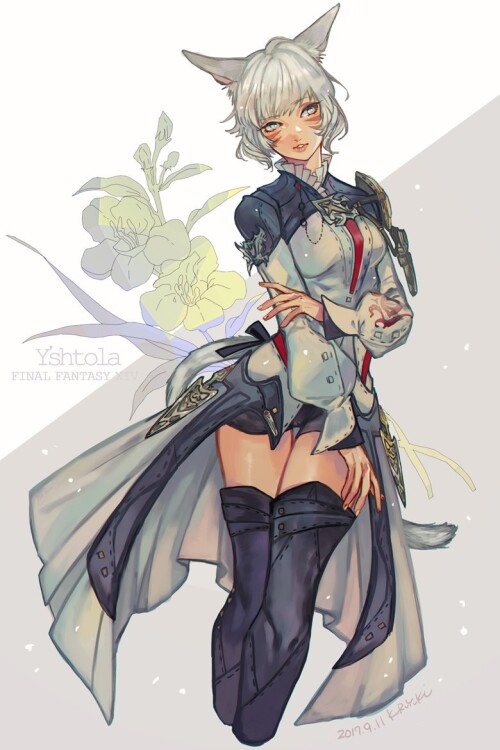  y shtola rhul final fantasy and 1 more drawn by ailout2 25da1bcbd1cbb4ecb5d095593520af78