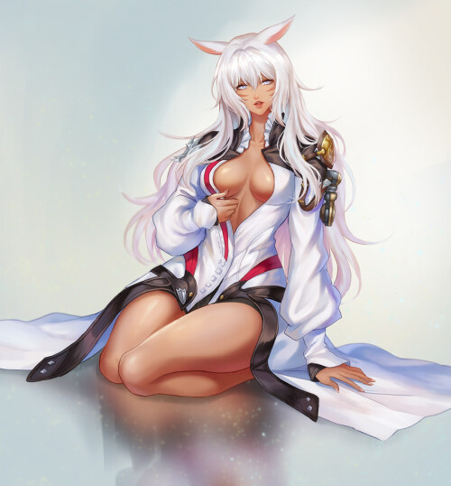  y shtola rhul final fantasy and 1 more drawn by kacyu sample aac69f15d105724db6d73c9353ad655b