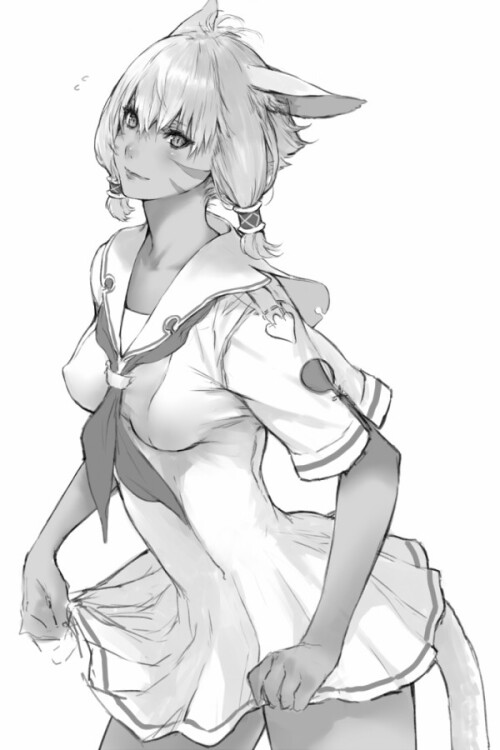  y shtola rhul final fantasy and 1 more drawn by makimura shunsuke 86736e19b642703c0e8462e0a7fe78f8