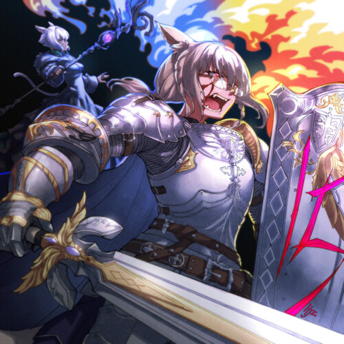  avatar y shtola rhul and paladin final fantasy and 1 more drawn by hjz artemi sample 07f51edd20ad2c