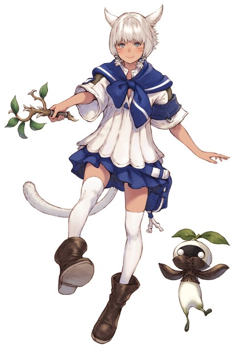  y shtola rhul and mandragora final fantasy and 1 more drawn by makimura shunsuke sample 2adf6835ad2