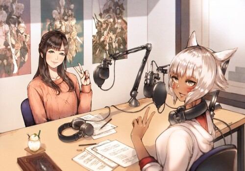  y shtola rhul and kayano ai final fantasy and 2 more drawn by hjz artemi sample c045e913a0b74ce5d89