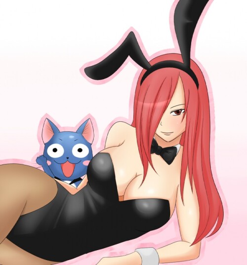  erza scarlet and happy fairy tail drawn by riisu sample e647b860dc73d12ad3e897b28ea34451