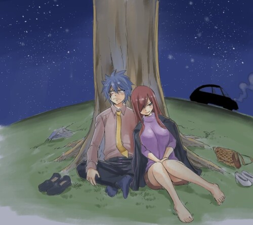  erza scarlet and jellal fernandes fairy tail drawn by mashima hiro sample 92b6eb60644da1c379d15e471