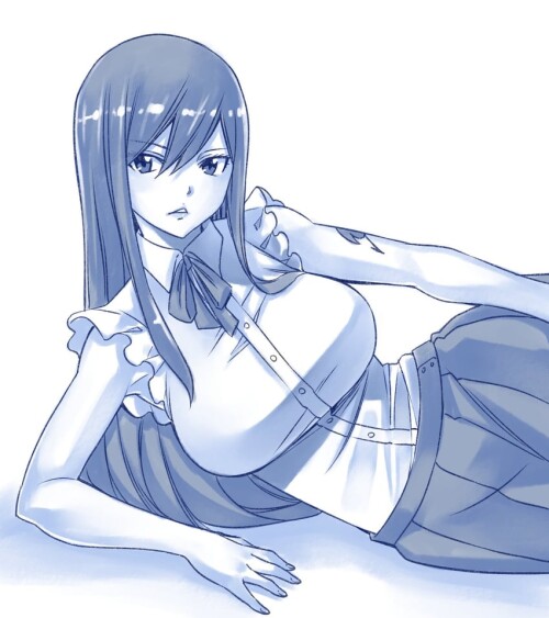  erza scarlet fairy tail drawn by mashima hiro sample 2208b578657d1a695bb14cabd714ca8b