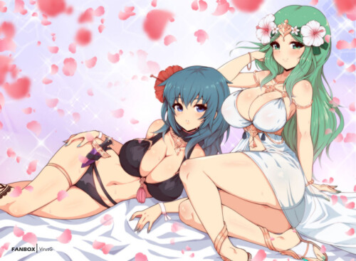  byleth byleth rhea byleth and rhea fire emblem and 2 more drawn by virus g sample d298e8213923dc17e