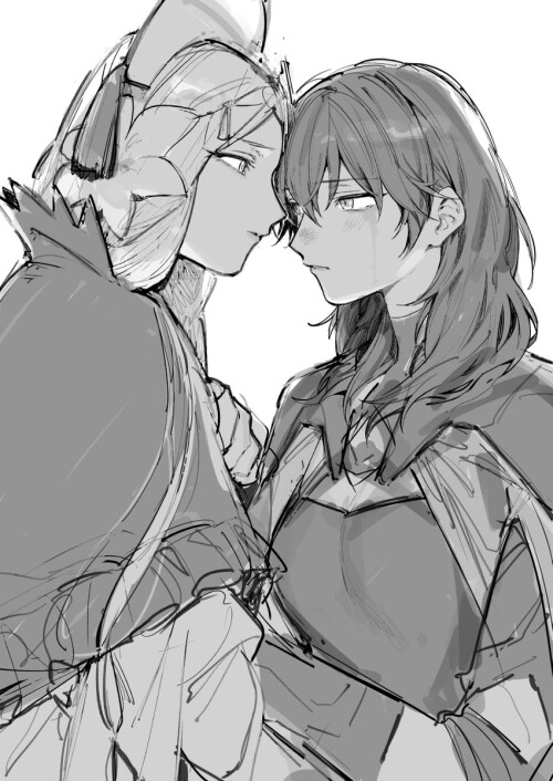  byleth byleth and rhea fire emblem and 1 more drawn by ikarin sample 62279a40ffaf2589dd44d238c2b886