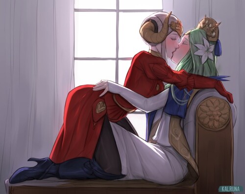  edelgard von hresvelg and rhea fire emblem and 1 more drawn by kalruna sample 7a59a375d0cf64f5c2c5b