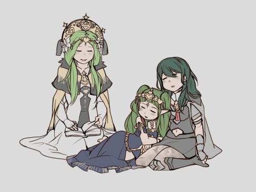  byleth byleth rhea and sothis fire emblem and 1 more drawn by glensaru sample b6fbb554709822945e15f