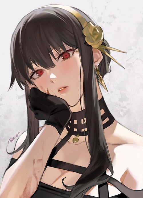 yor briar spy x family drawn by ru famia c7231fc10a2f129dbc27f7d213f636e7