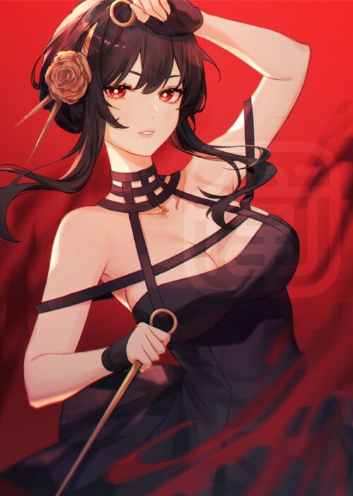  yor briar spy x family drawn by juwei ae6545514f4b729323e09cd59e994259