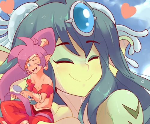  shantae and giga mermaid shantae and 1 more drawn by sally luna arts sample 9bbb74b9ecba8032be6b7b8