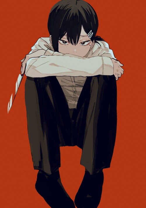  higashiyama kobeni chainsaw man drawn by asyde sample c4926830903f85a580217b7e6f905571