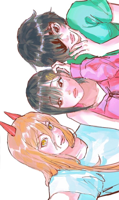  power higashiyama kobeni and himeno chainsaw man drawn by zemzk sample c9d6dcc5d32fbbc37f20023e94ae