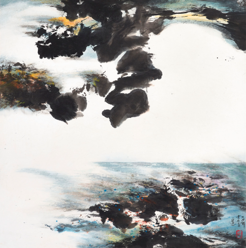 LEUNG KUI TING (LIANG JUTING, B. 1945) Clouds #5